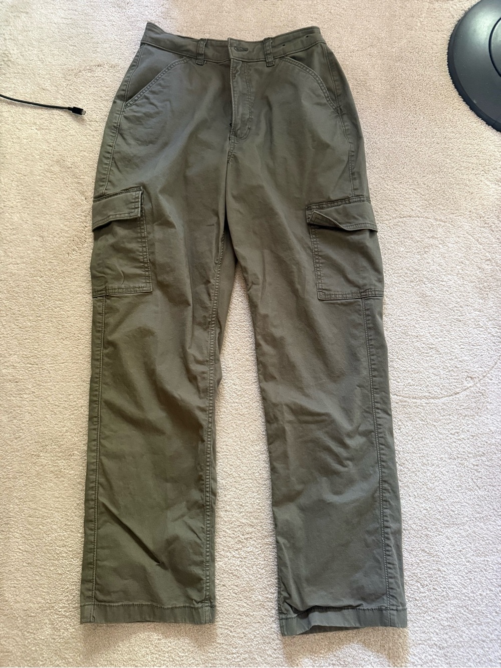Women’s olive green cargo pants from Hollister size 4/27